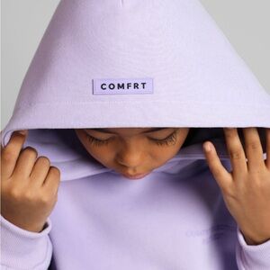Comfrt Kids Lavender Pastel Hoodie Size Med